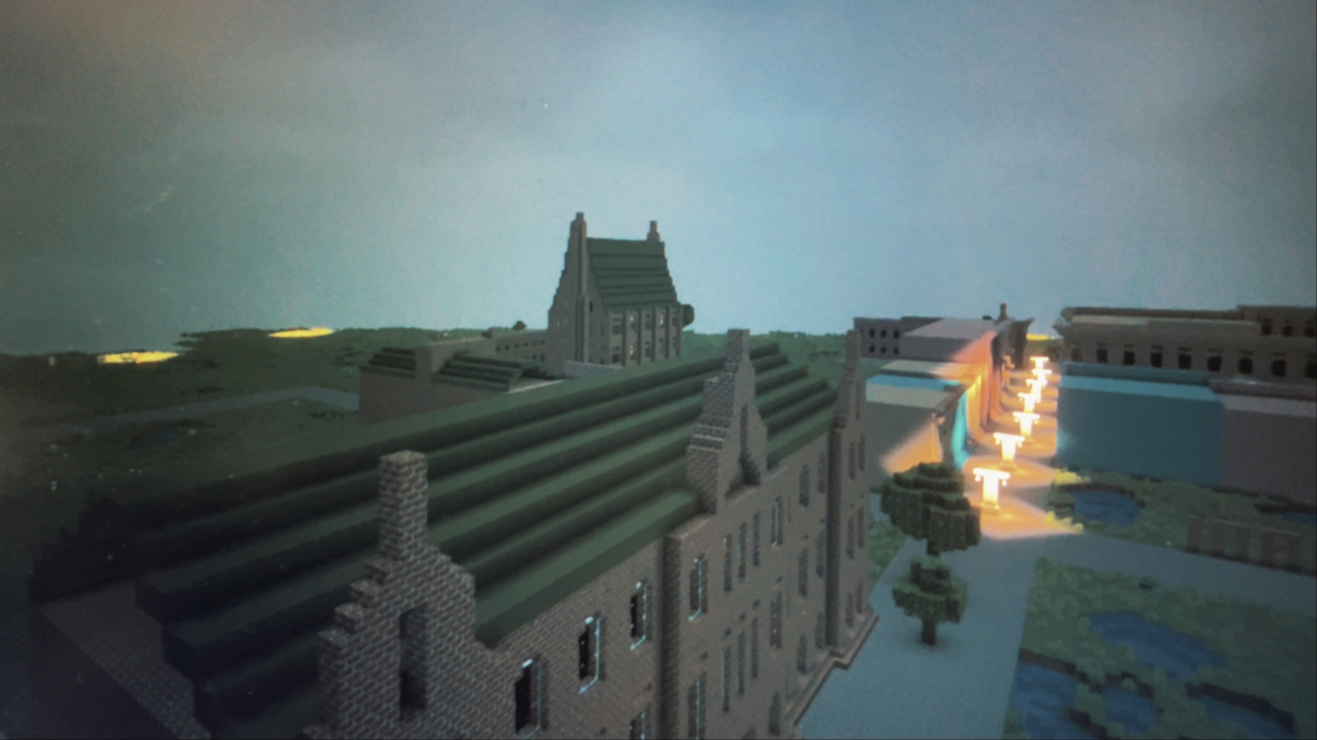 Загальна нічна панорама Івано-Вікторська